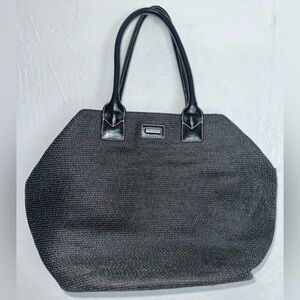 ¡¡¡ITEM NOT AVAILABLE!! Eric Javits Black Woven Tote Bag